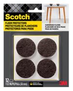 scotch-felt-pads-round-1-5-in-diameter-brown-12-pack